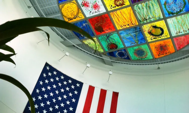 Dale Chihuly, Sun Garden Panels - Columbus, Indiana